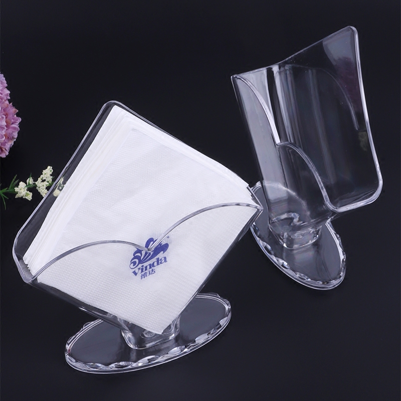亚克力塑料酒店透明纸巾盒餐厅纸巾盒客厅抽纸盒创意pc方形餐巾盒