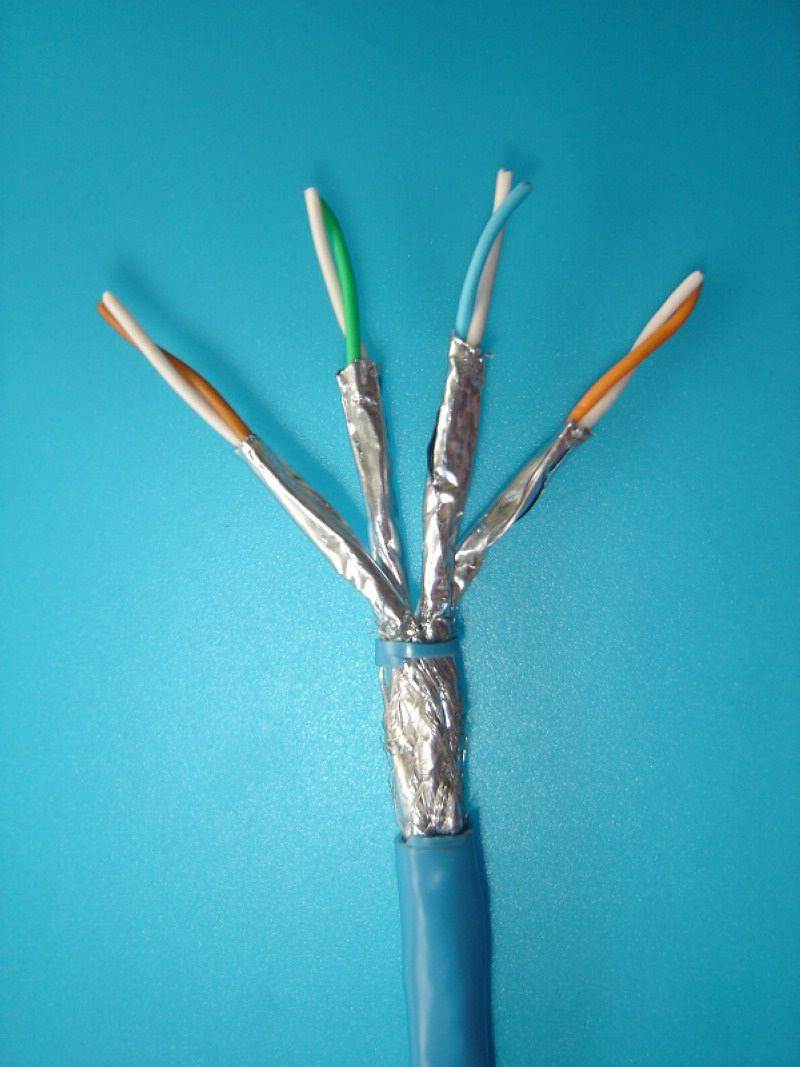 七类耐特沃克万兆网线屏蔽网络络线cat7sftp1m网线