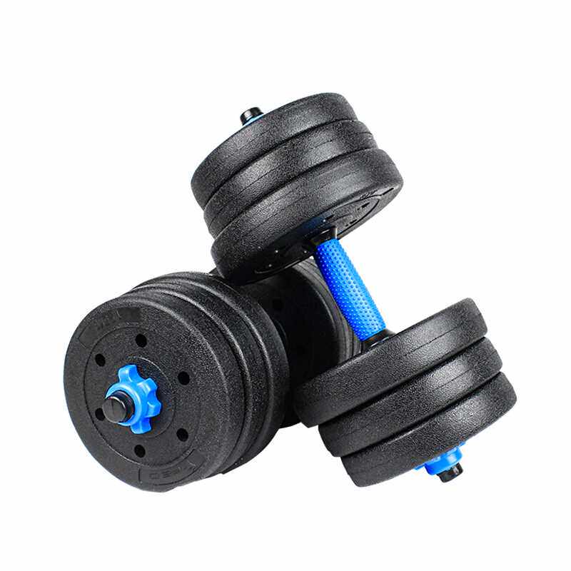 哑铃环保可拆卸组合杠铃套装一对2支连接总重哑铃