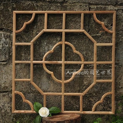 木窗子实木方窗花窗老窗户中式木窗