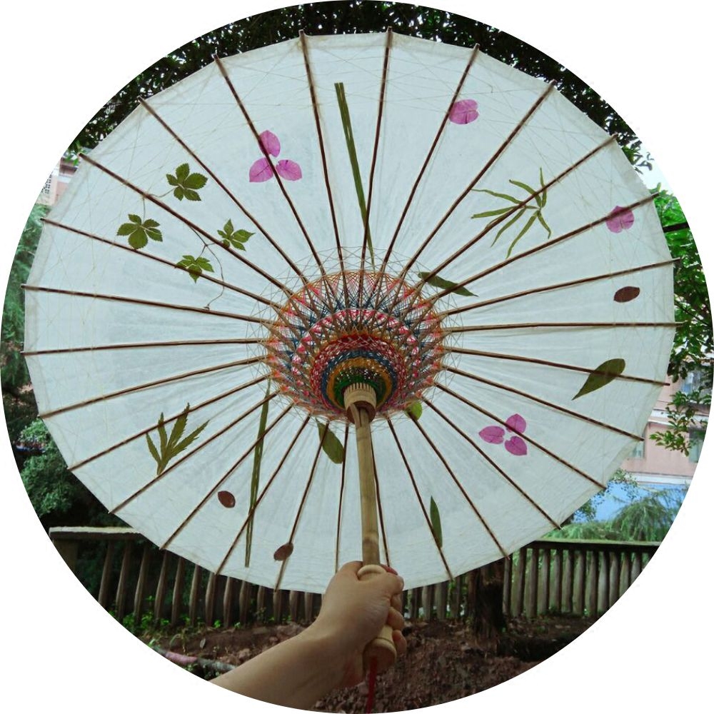油纸竹树植物真实cos古典纸伞遮阳非遗防雨工艺伞