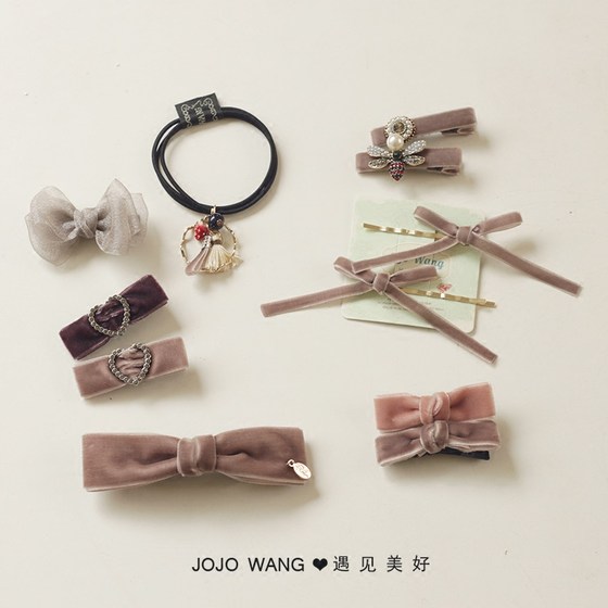 Arrive As Scheduled ~ Small Bow Banger Hairpin Side Clip Top Clip ~ Hair Accessories Headwear Korean Three-dimensional Feeling, Versatile Arrive As Scheduled ~ Small Bow Banger Hairpin Side Clip Top Clip ~ Hair Accessories Headwear Korean Three-dimensional Feeling, Versatile
