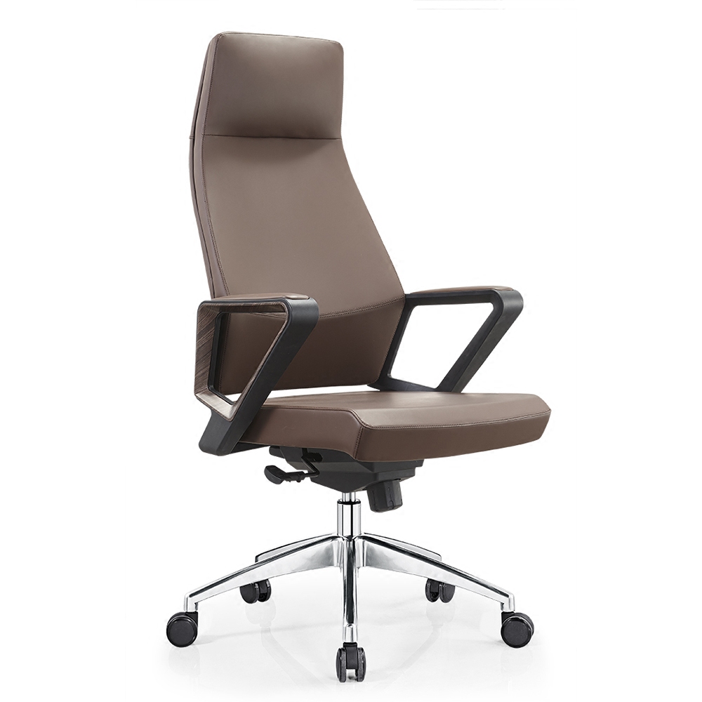 真皮转椅牛皮老板椅电脑椅高背家用办公椅现代大班椅中班椅班前椅