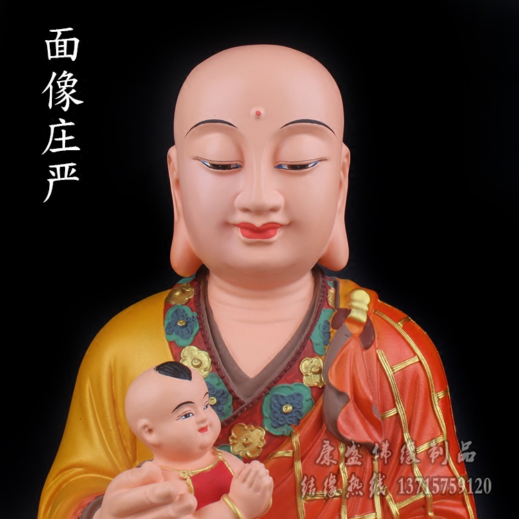 小孩地藏子安保佑神像王神像佛像小孩子供奉求子摆件