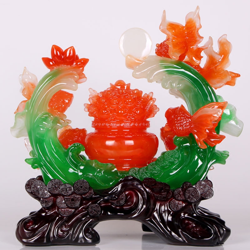 礼品金玉满堂摆件聚宝盆乔迁新居朋友结婚工艺品开业摆件