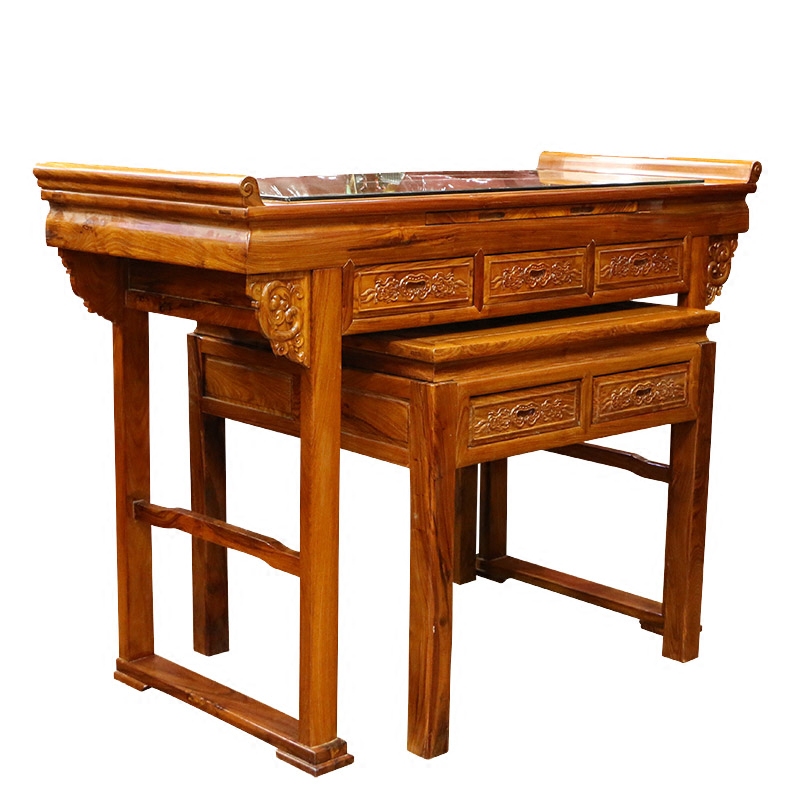 宝成成佛中式神台供桌供台实木雕花卯榫佛堂供桌
