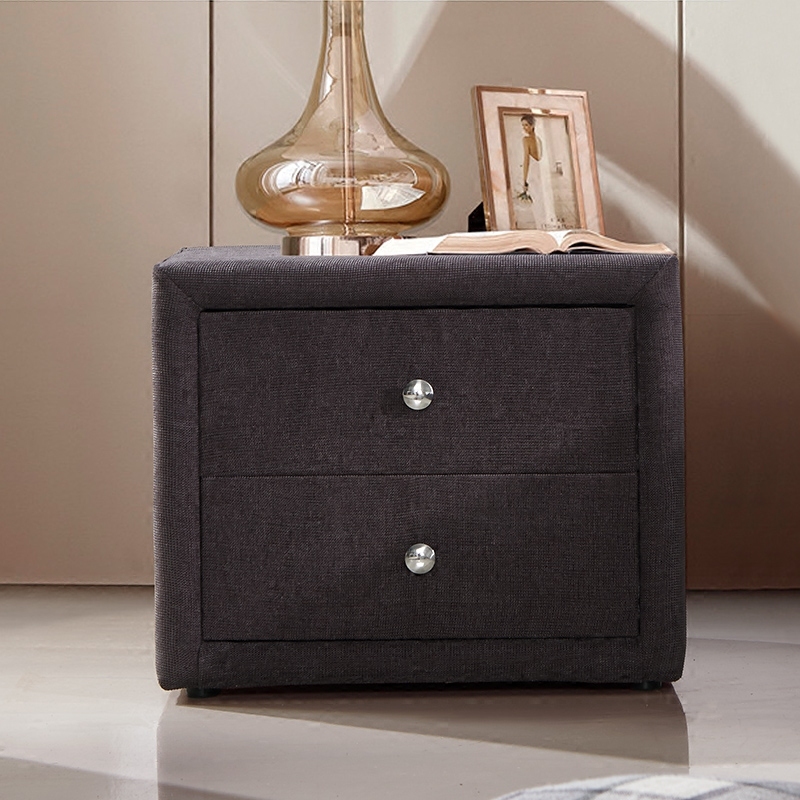 啊点生活品牌简约现代时尚经典布艺床头柜多色可选柜类床头柜