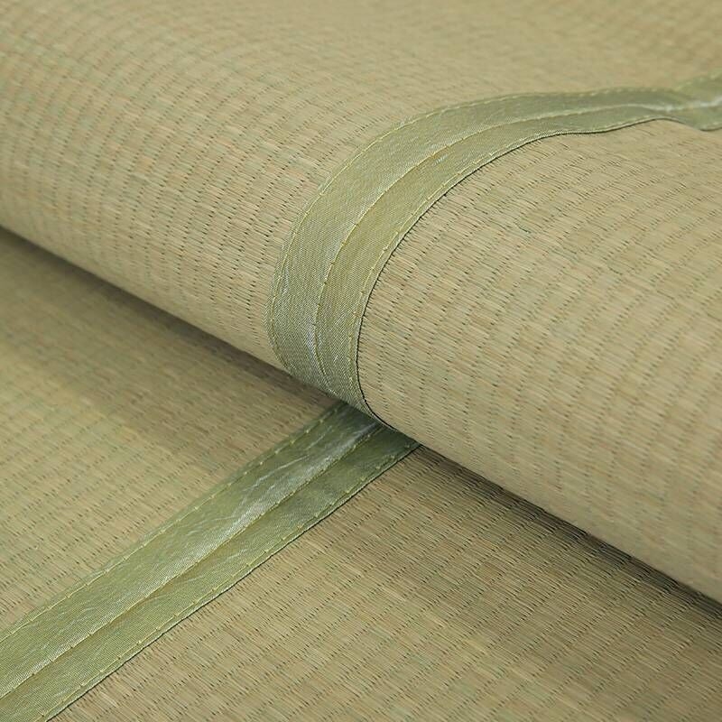 兰草席18米单双人床凉席15m夏季加厚135折叠纯天然蔺草席子12