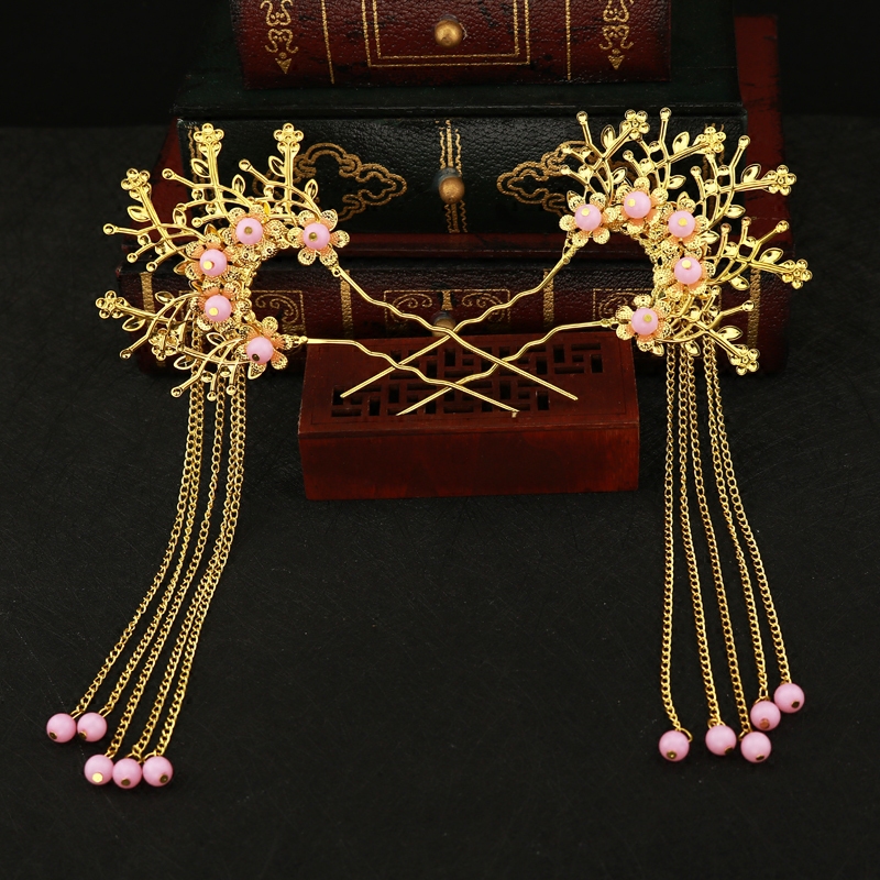 儿童公主贵妃古代古装流苏步摇发簪发钗古典发饰