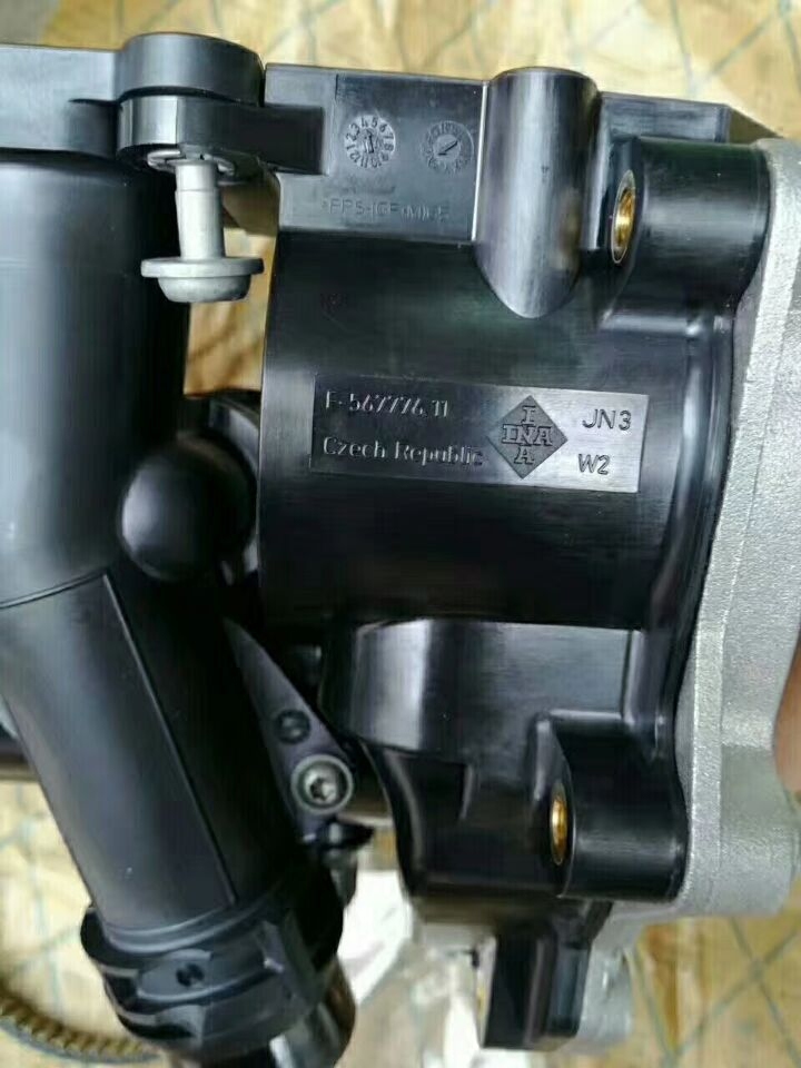 水泵适配奥迪q5a4l电子节温总成ea888三代水泵