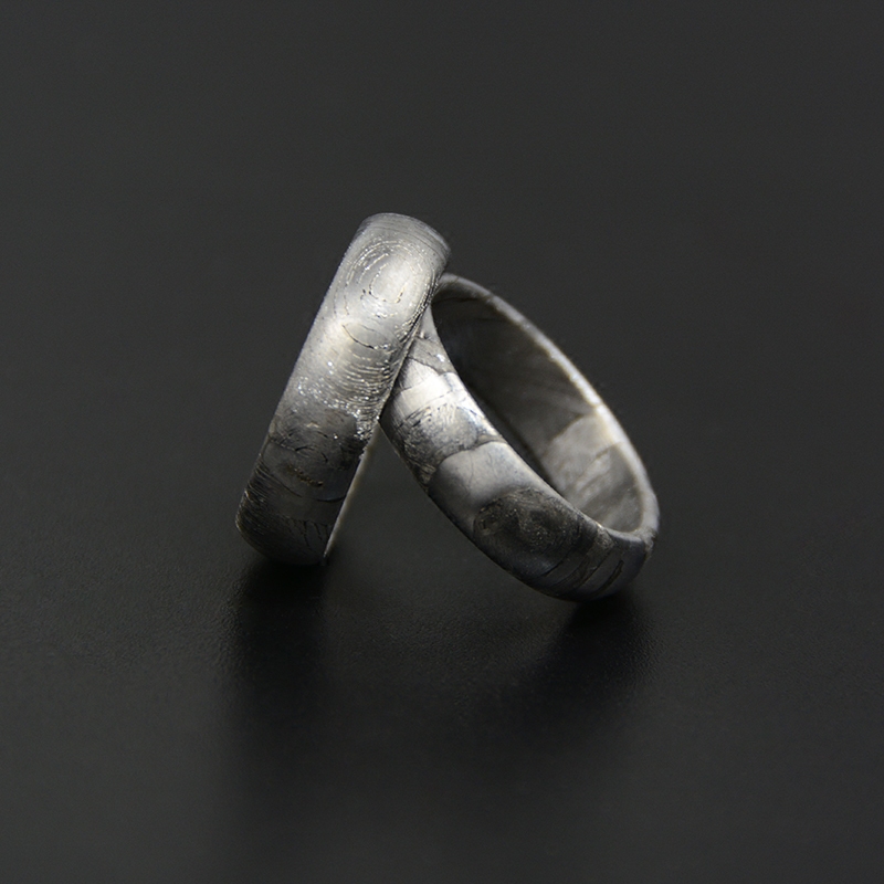 陨石戒指天铁阿勒泰指环随城陨铁天上上的星星戒指