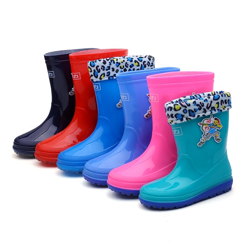 童鞋回力2022新款儿童雨靴加绒防滑男童女童雨靴