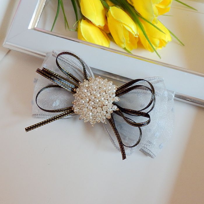 铭约饰界手工手工制制作发饰发夹蝴蝶结扭扭夹头发饰