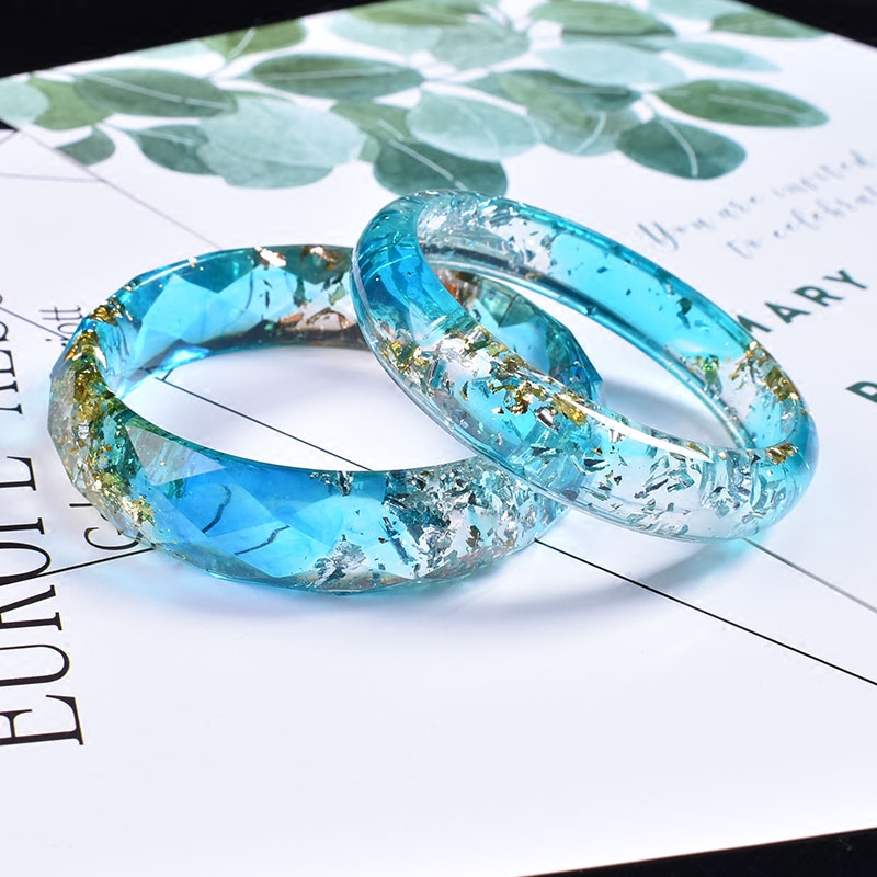 古蝉凰diy水晶滴胶手镯模具手镯硅胶模具高透明镜面模具饰品材料