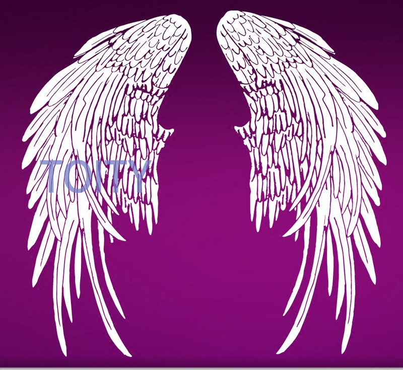 天使双翼贴画angelwings安琪儿翅膀墙贴欧式古典软装墙贴
