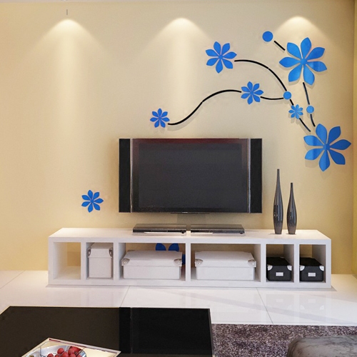 3d电视影视水晶立体墙贴亚克力浮雕背景墙客厅墙贴