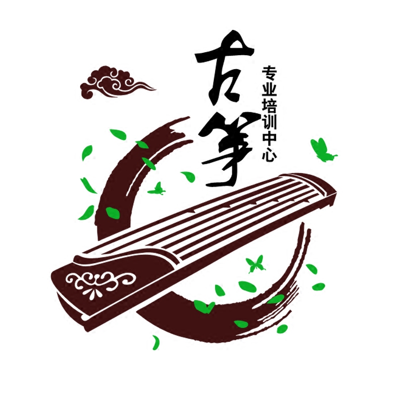 古筝音符亚克力3d立体贴纸自粘儿童房间舞蹈软装墙贴