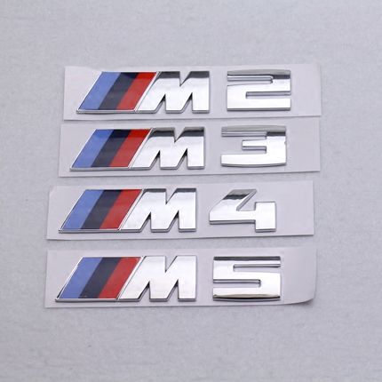 适用宝马改装m2m3m4m5m6x5mx6mx3m车标尾厢标车尾标标志车贴汽车装饰