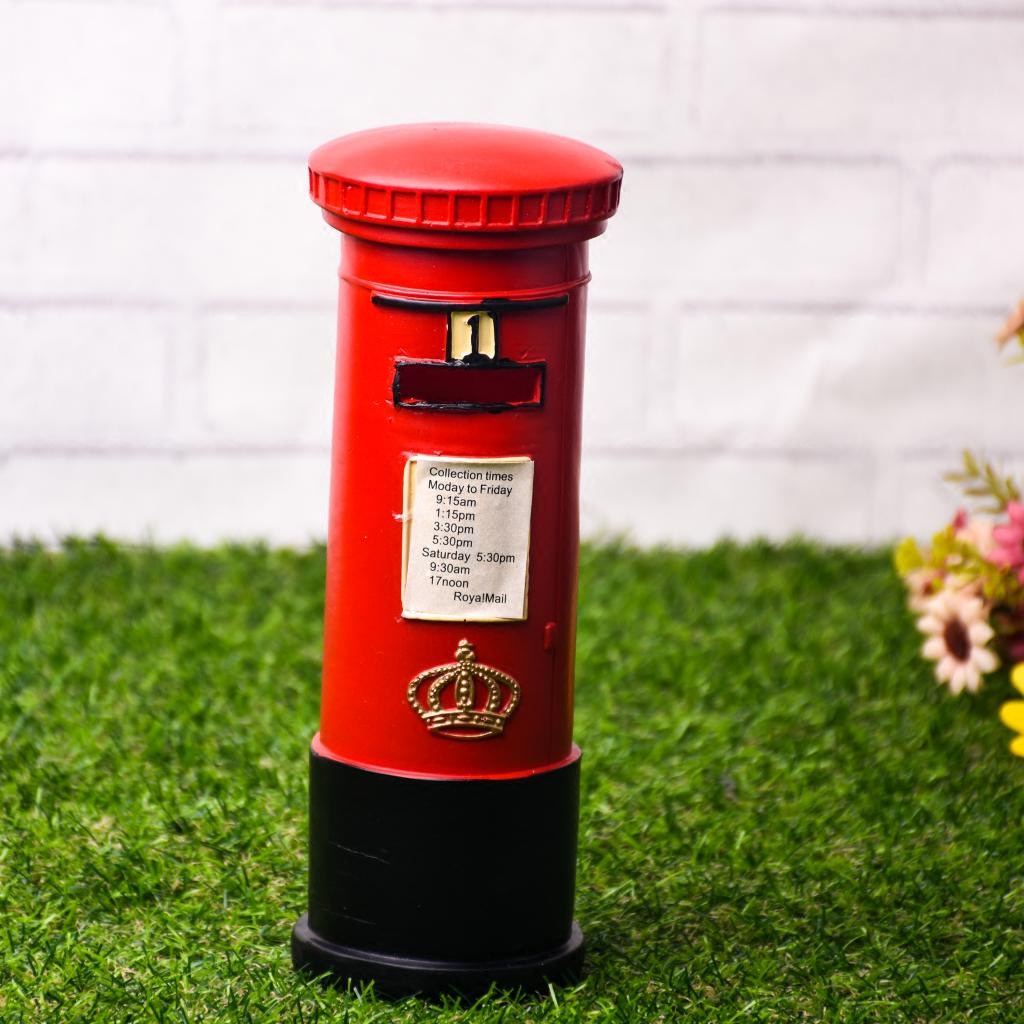 英伦邮筒储蓄存钱创意装饰复古拍摄道具橱窗摆件