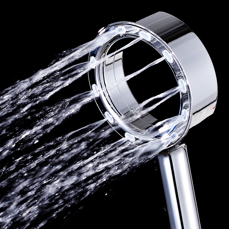 创意圆形镂空手持花洒喷头大出水莲蓬头洗澡龙头挂墙式淋浴头套装