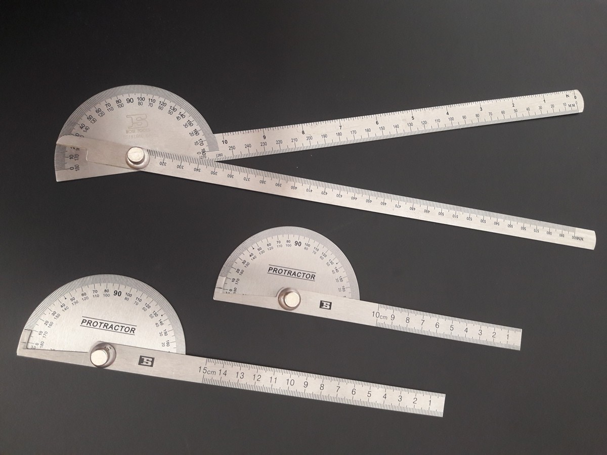 移动直角尺万用高精度木工角度尺多功能加厚不锈钢45度90度组合尺