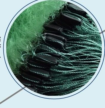 新款2018三层渔网粘挂鱼网6指自动水库手工鱼网