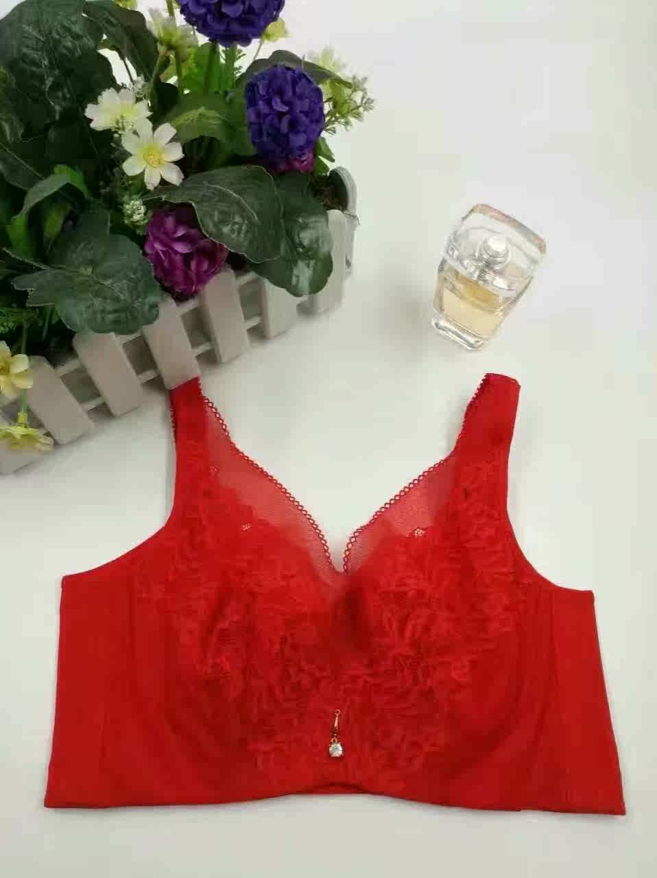 法国峰尚美体罩杯超薄蕾丝文胸奢华聚拢收副文胸