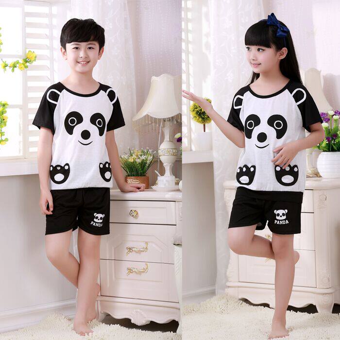 9岁春秋8男女小孩子7短袖睡衣10儿童11夏季13家居服套装12中大童