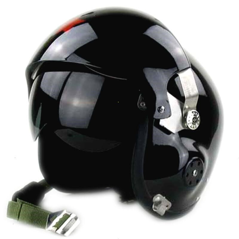 摩托车空军双片飞行员头盔 半盔 四季盔 双镜片玻璃钢盔男女盔