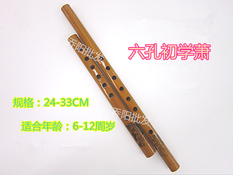 包邮笛子萧乐器短箫横笛专业6孔8孔gf调初学洞萧苦竹笛紫天然竹制