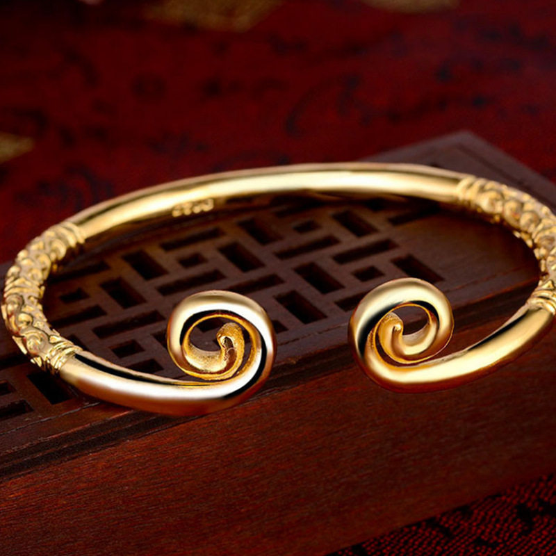 齐天大圣孙悟空紧箍咒复古男手镯金箍棒金箍咒男女士情侣手环手链