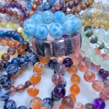 Yazhibo Jewelry Crystal Bracelet Natural Color Treasure