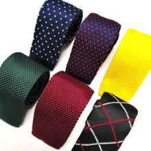 Casual Korean version flat knit tie 5cm for men and women