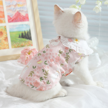 Cat clothing thin cute little rabbit vest