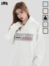 INSstudios suede foam hoodie