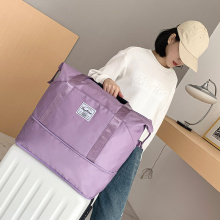 Large capacity portable short distance travel bag for women, fashionable and lightweight