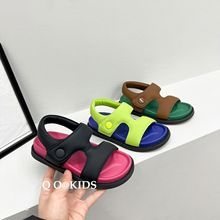 Children's Sandals 2024 Summer New Children's Shoes Korean Edition Men's Shoes Open Toe Beach Shoes Girl's Fashion Casual Shoes Trend