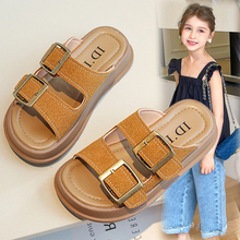 Hongyu Erke Girls' Sandals, Non slip Beach Shoes