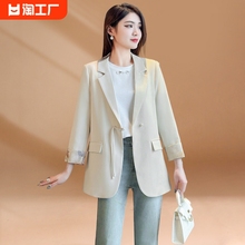 New Chinese style suit jacket for women in Spring and Autumn 2024, new high-end and stylish style, short suit, loose fitting