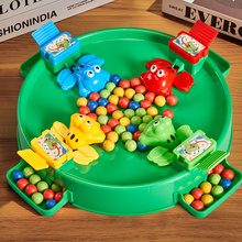 3-6 year old puzzle tabletop game Frog eats beans