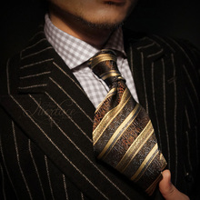英皇爵迹复古正装条纹男士领带