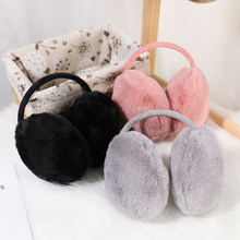 Earmuffs for men, warm for women, Korean version, cute for students, ear covers for winter, warm ear protection, plush ear bags, and earmuffs for wearing behind