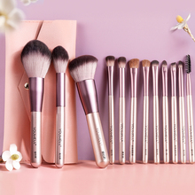 12 official genuine soft haired grape makeup brushes