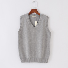 Pure cotton wool vest knitted camisole pullover