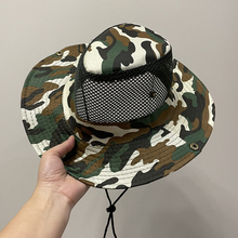 Fisherman's hat for leisure outing, male, summer with large eaves for shading