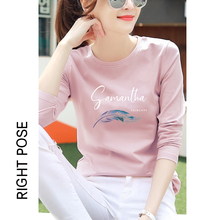 Free shipping insurance/Buy 1 get 1 free pure cotton long sleeved T-shirt for women