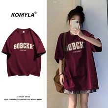 Summer Girl 2024 New Cotton Loose Versatile Short sleeved T-shirt for Junior High School Students Chi Sweet Cool Cute Half sleeved Top