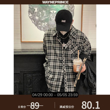 Versatile plaid shirt WAYNEPRINCE