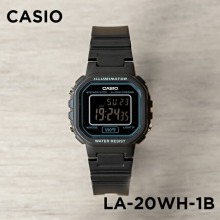 Casio LA-20WH Small Black Watch Waterproof Electronic Watch