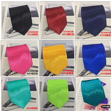 Solid colored candy colored full range Korean version tie